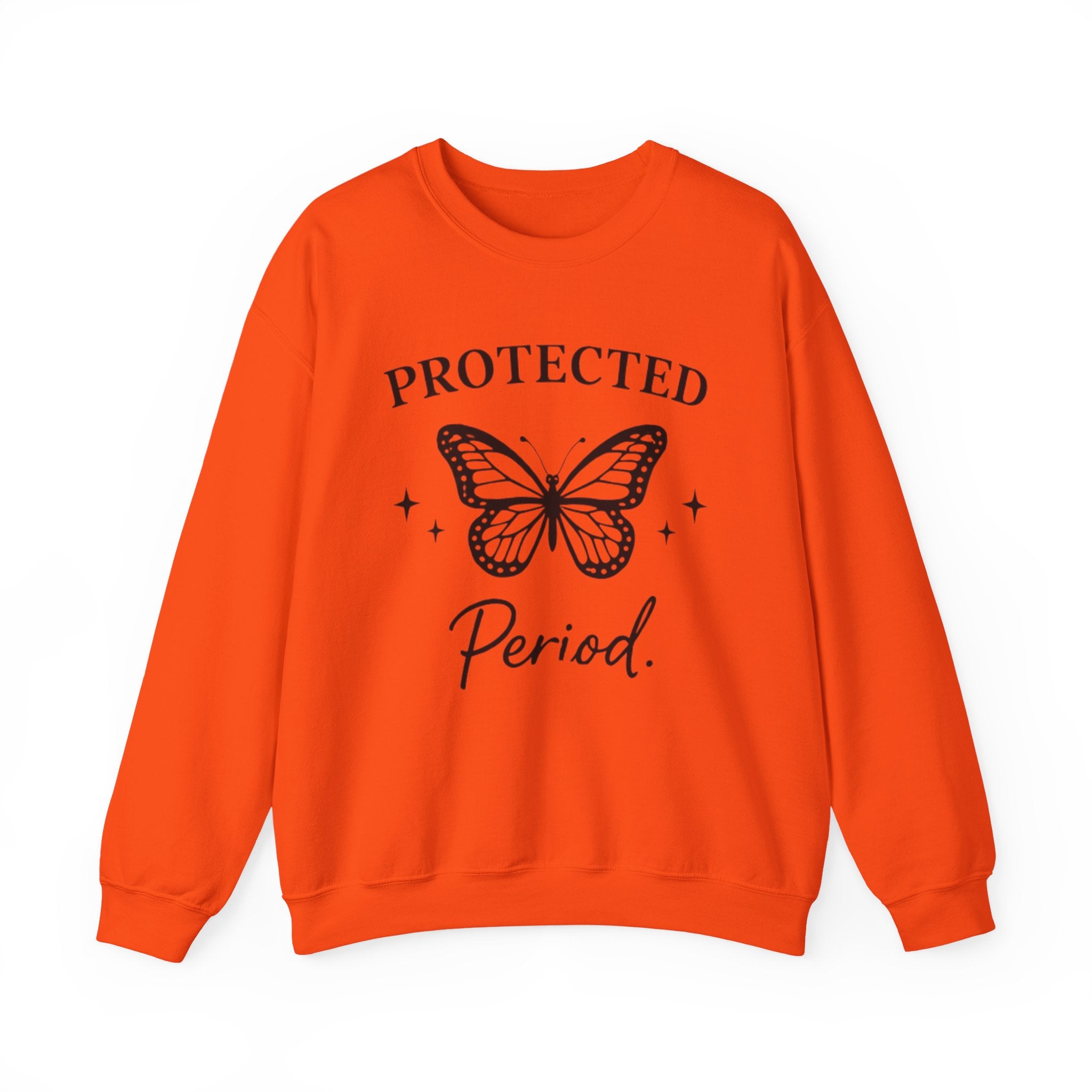 Womens Protected. Period. Crewneck Sweatshirt