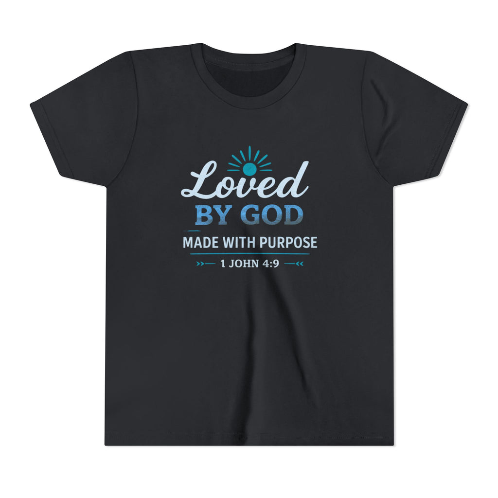 Boys Youth Short Sleeve Tee "Loved By God"