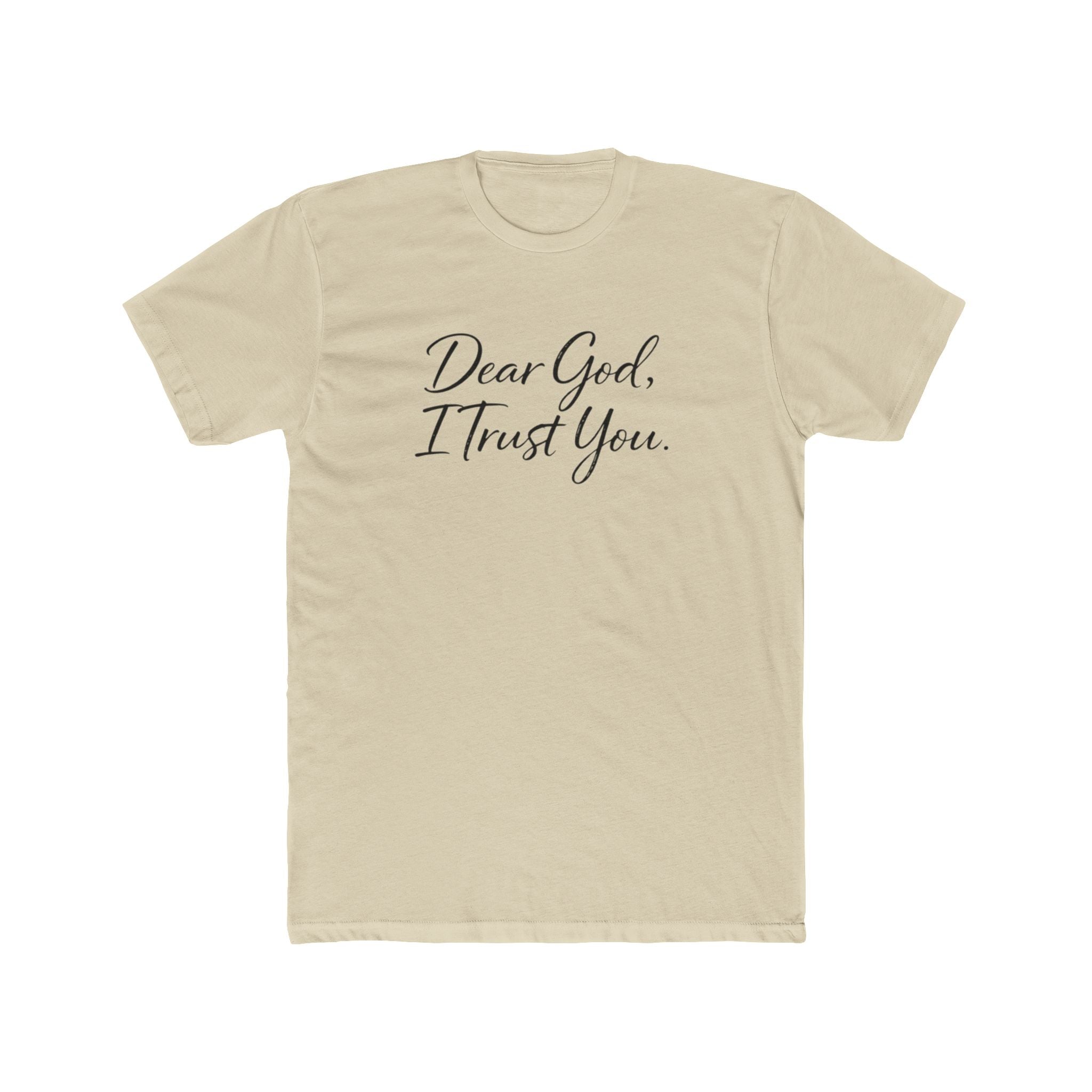 Womens Dear God I Trust You Tee — Inspirational Christian Faith T‑Shirt