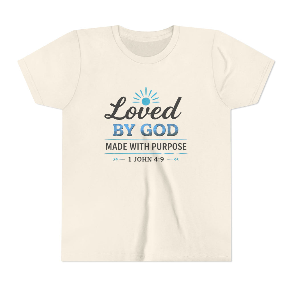 Boys Youth Short Sleeve Tee "Loved By God"