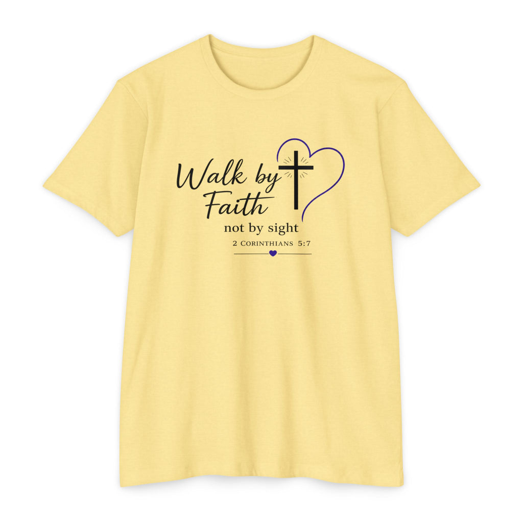 Womens Walk by Faith lantern T-shirt | Christian Tee
