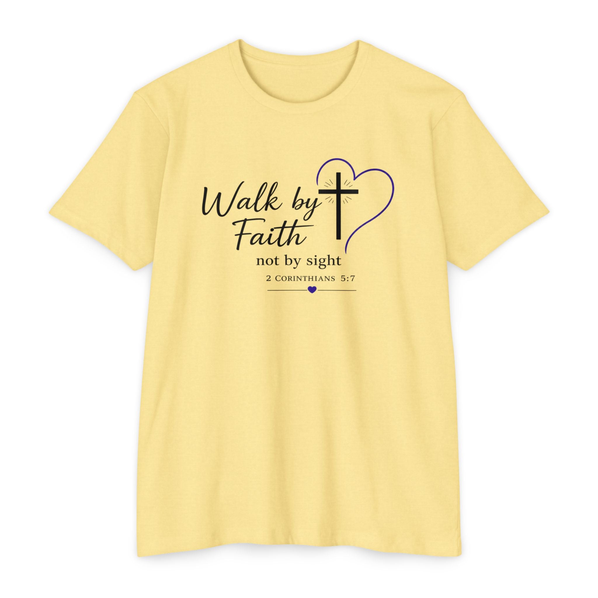 Womens Walk by Faith lantern T-shirt | Christian Tee