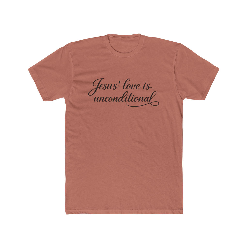 Jesus' Love Is Unconditional T-Shirt | Christian Faith Script Tee