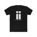 Read Between the Lines graphic Tee | Minimalist Cross Design