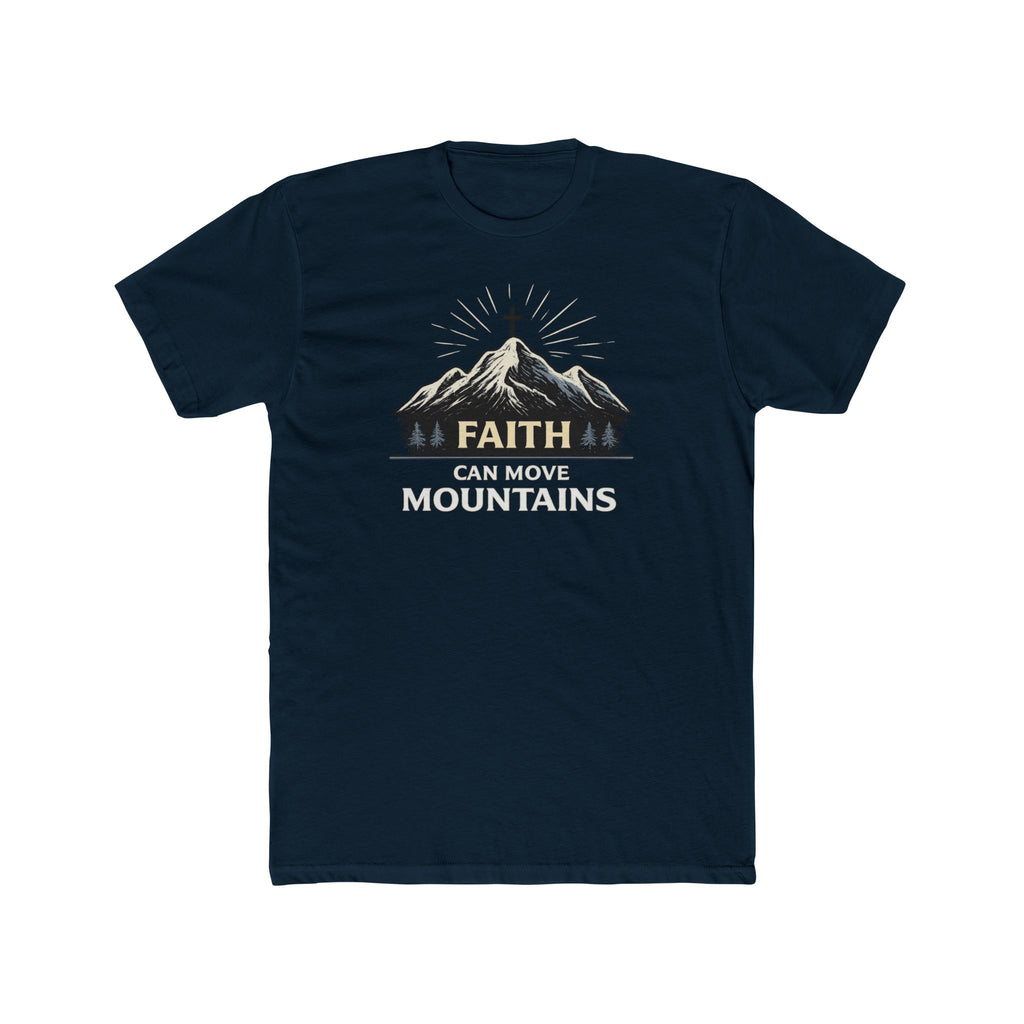 Faith Can Move Mountains T-Shirt | Mountain Graphic Tee, Inspirational Christian Shirt