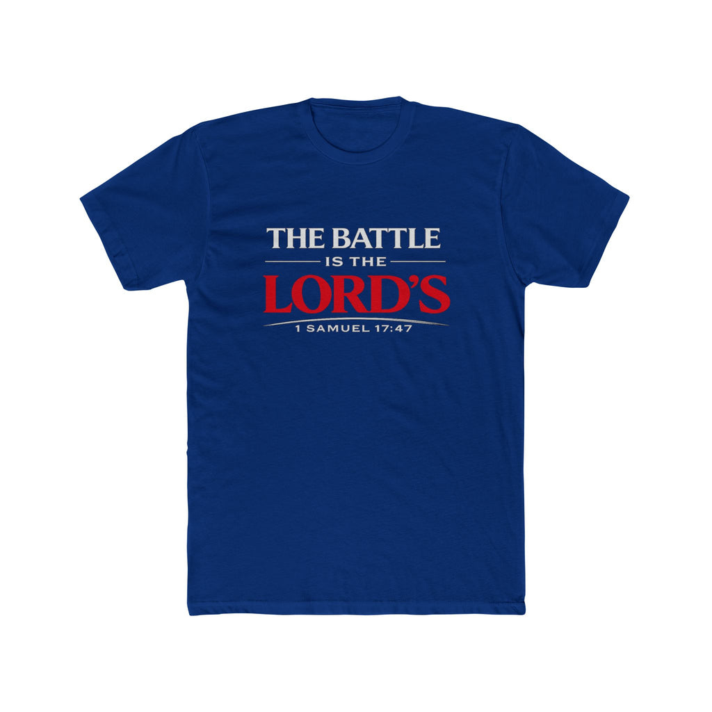 The Battle Is The Lord's T-Shirt — 1 Samuel 17:47 Faith Tee