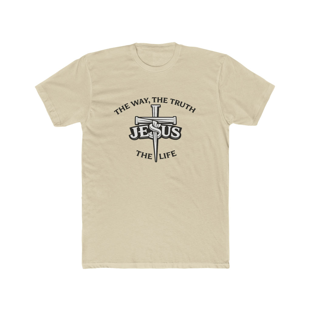 Jesus Cross Circle Tee | The Way The Truth The Life Christian Shirt