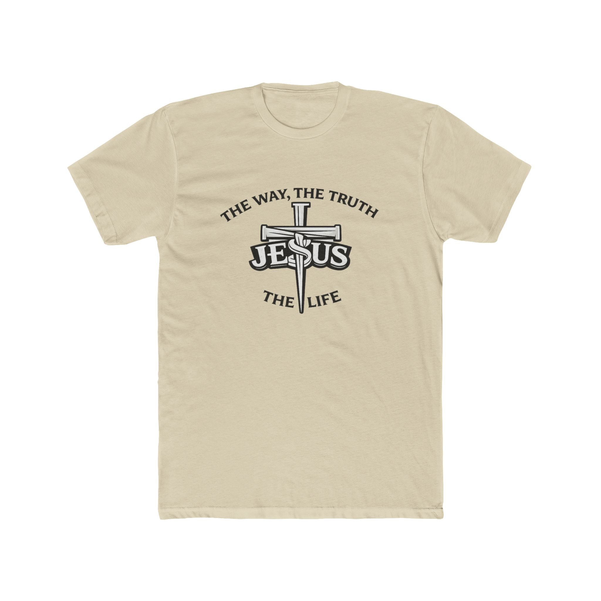 Jesus Cross Circle Tee | The Way The Truth The Life Christian Shirt
