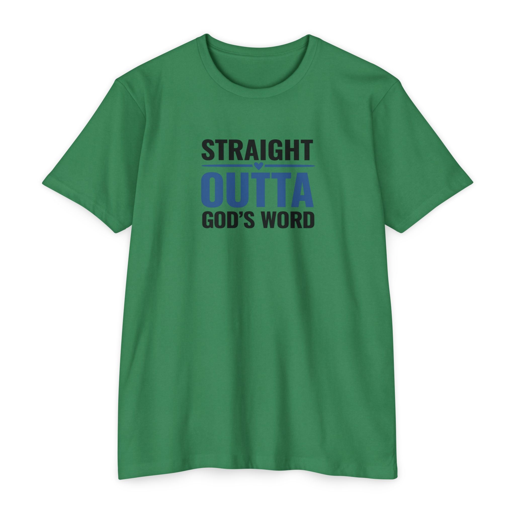 Womens Straight Outta God's Word T-shirt | Christian Faith Scripture Tee