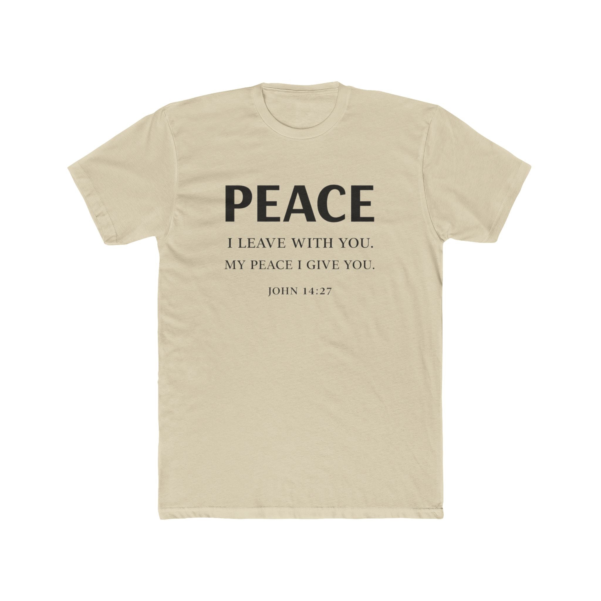 Mens Dove Flight Tee — Soft White T‑Shirt with Soaring Dove Graphic