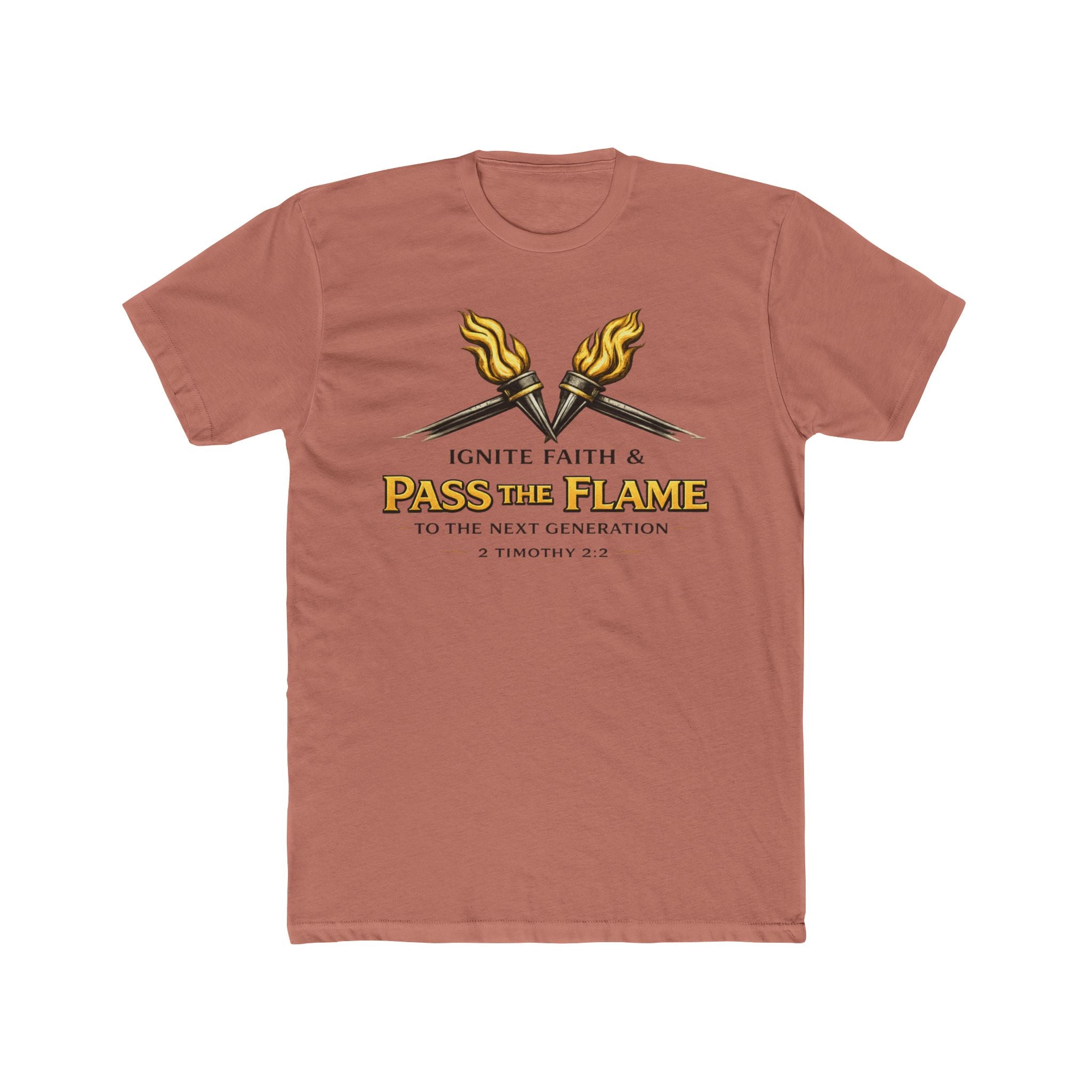 Pass the Flame T-Shirt — Ignite Faith Youth Ministry Tee