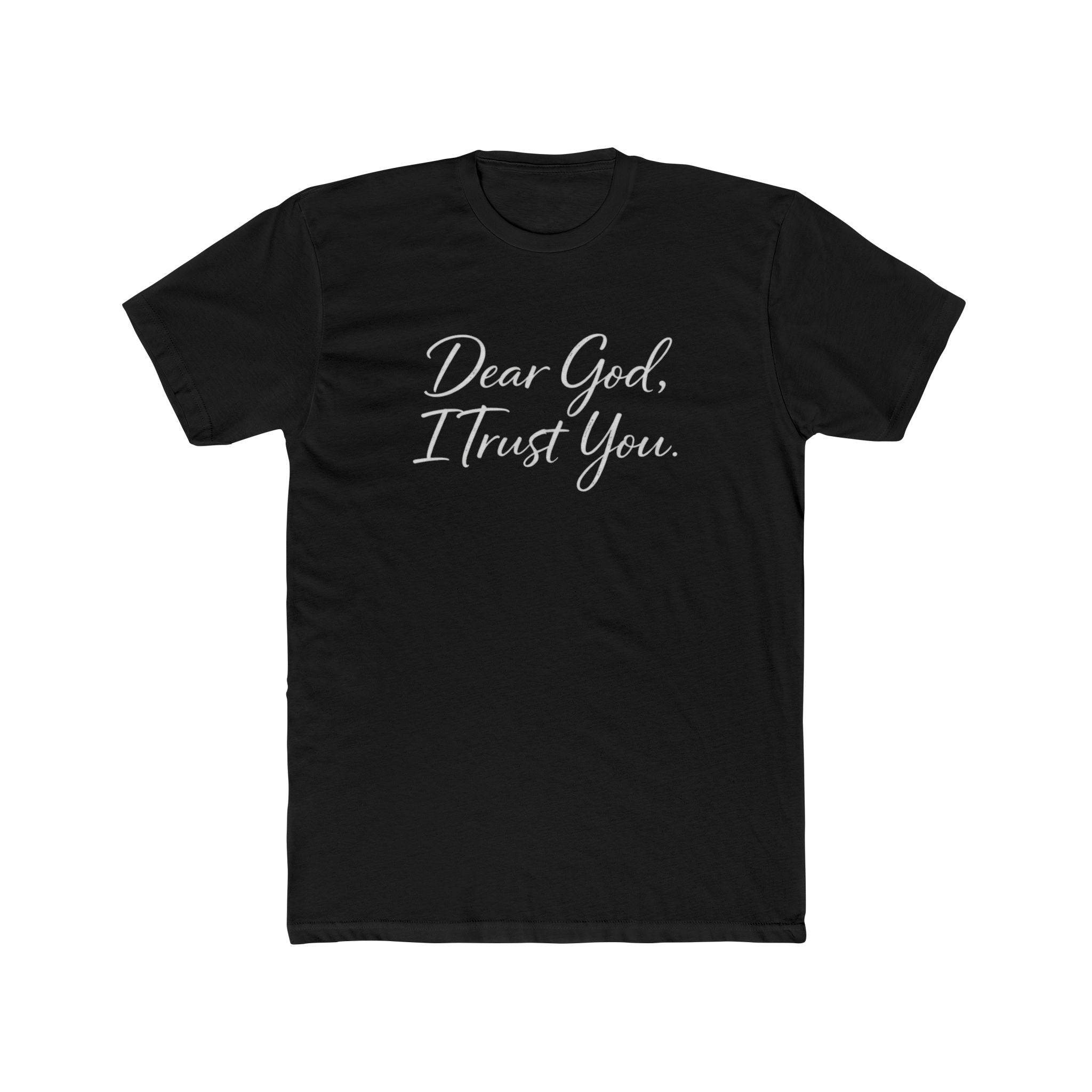 Womens Dear God I Trust You Tee — Inspirational Christian Faith T‑Shirt