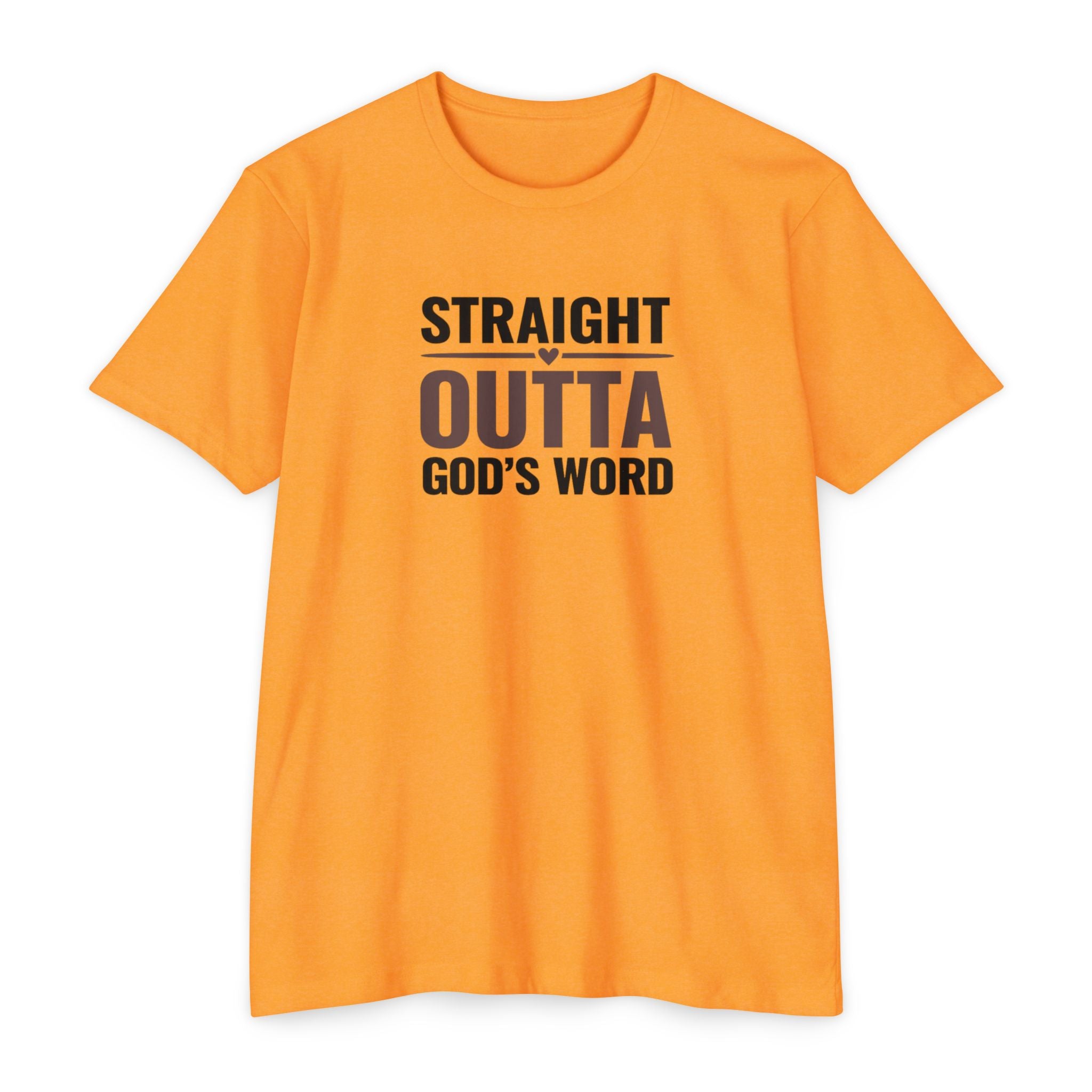 Womens Straight Outta God's Word T-shirt | Christian Faith Scripture Tee