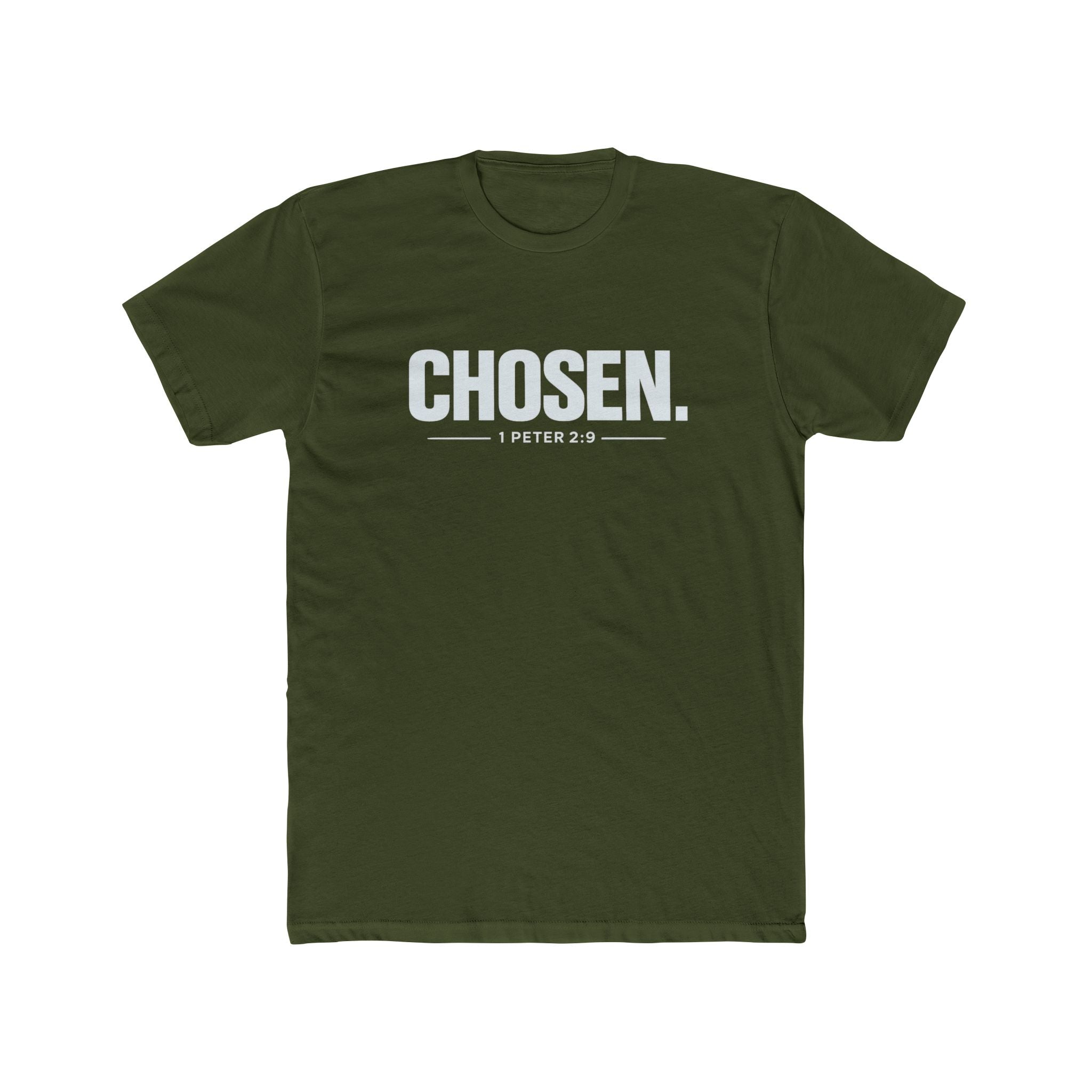 Chosen. 1 Peter 2:9 T-Shirt — Christian Faith Tee
