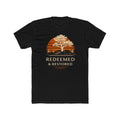 Redeemed & Restored Tee — Faith-Inspired Tree Sunset Graphic T-Shirt