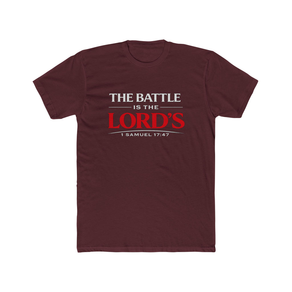 The Battle Is The Lord's T-Shirt — 1 Samuel 17:47 Faith Tee