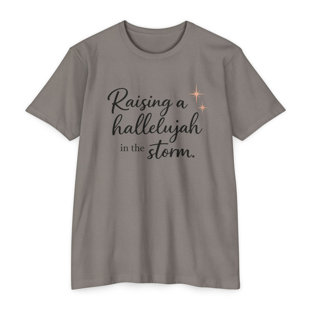 Raising a Hallelujah T-Shirt — Inspirational Christian Faith Tee