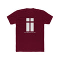 Read Between the Lines graphic Tee | Minimalist Cross Design