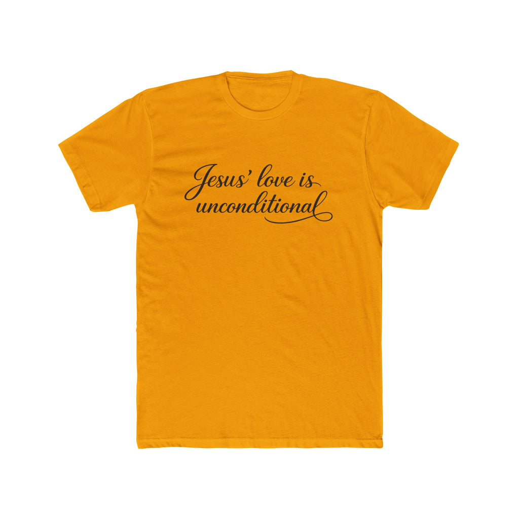 Jesus' Love Is Unconditional T-Shirt | Christian Faith Script Tee