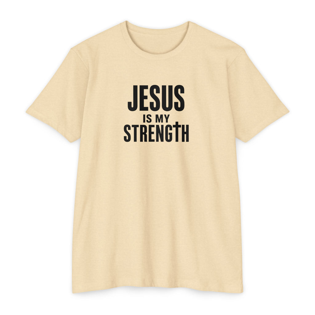 Womens Jesus Is My Strength T-Shirt