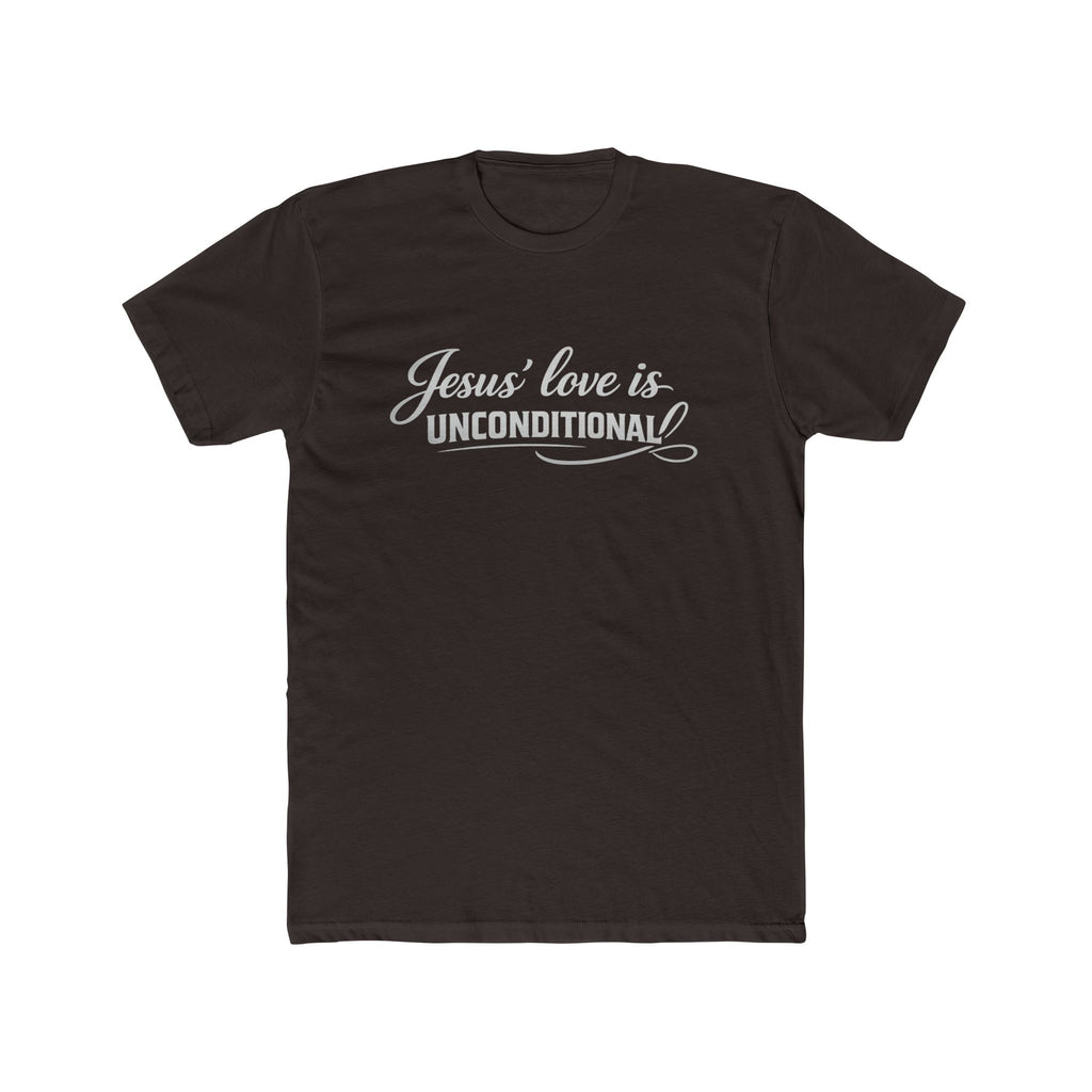 Jesus' Love Is Unconditional tee | Christian faith shirt, scripture design