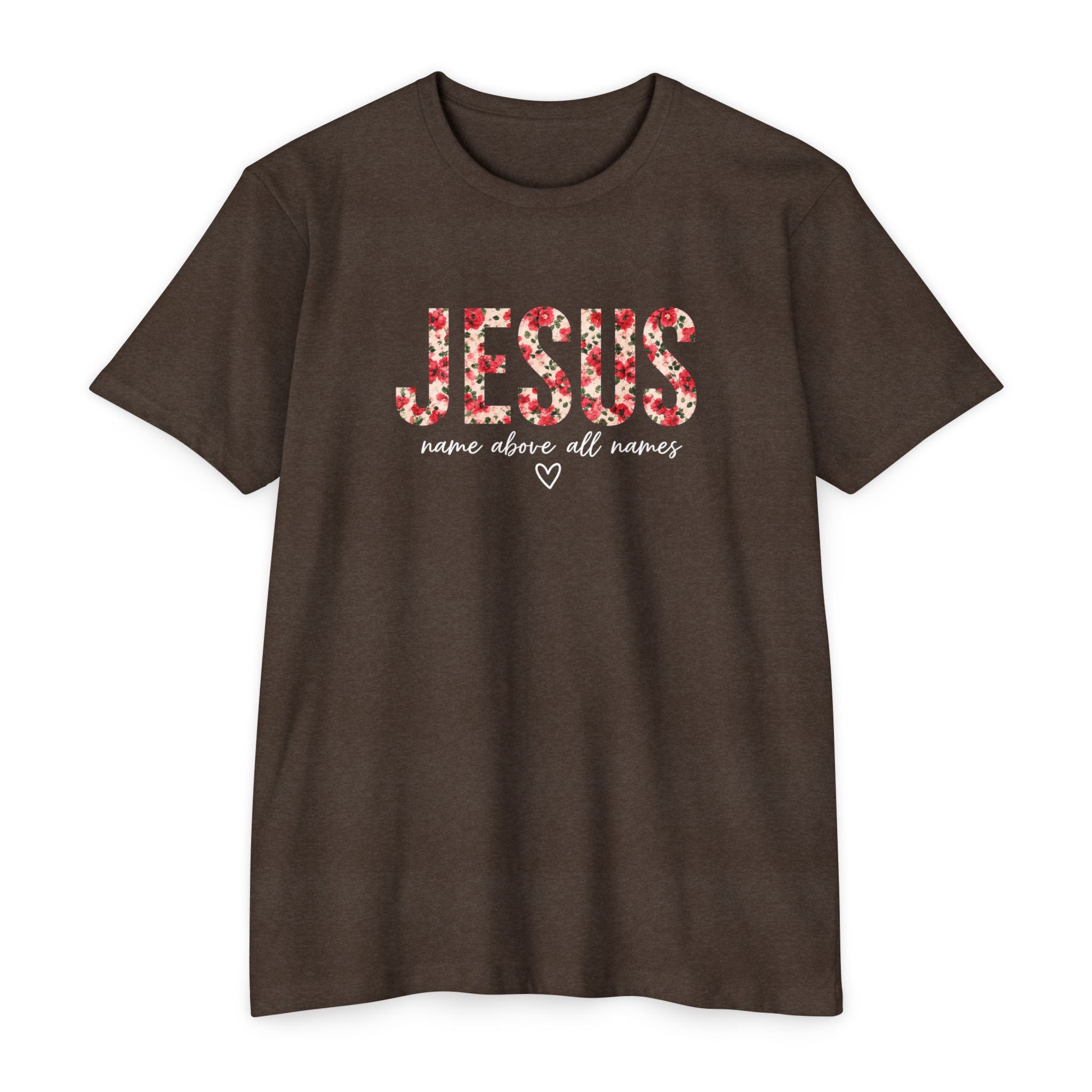 Womens Jesus Floral Mosaic T-Shirt