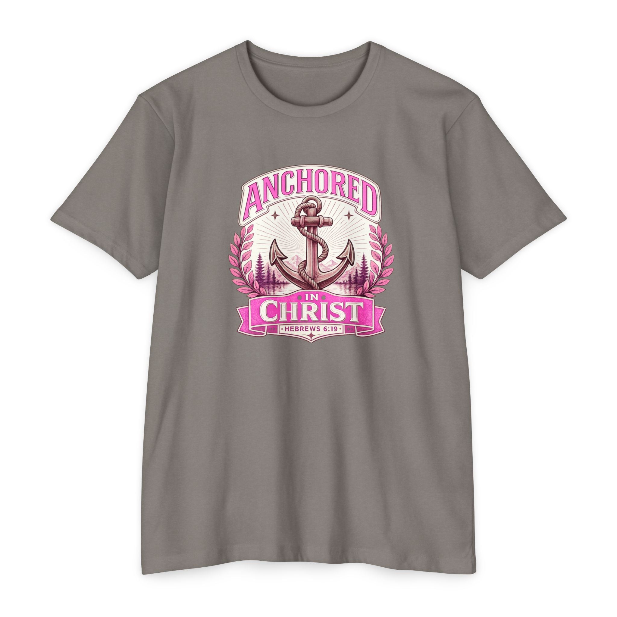 Women Anchored in Christ Anchor Graphic T-shirt