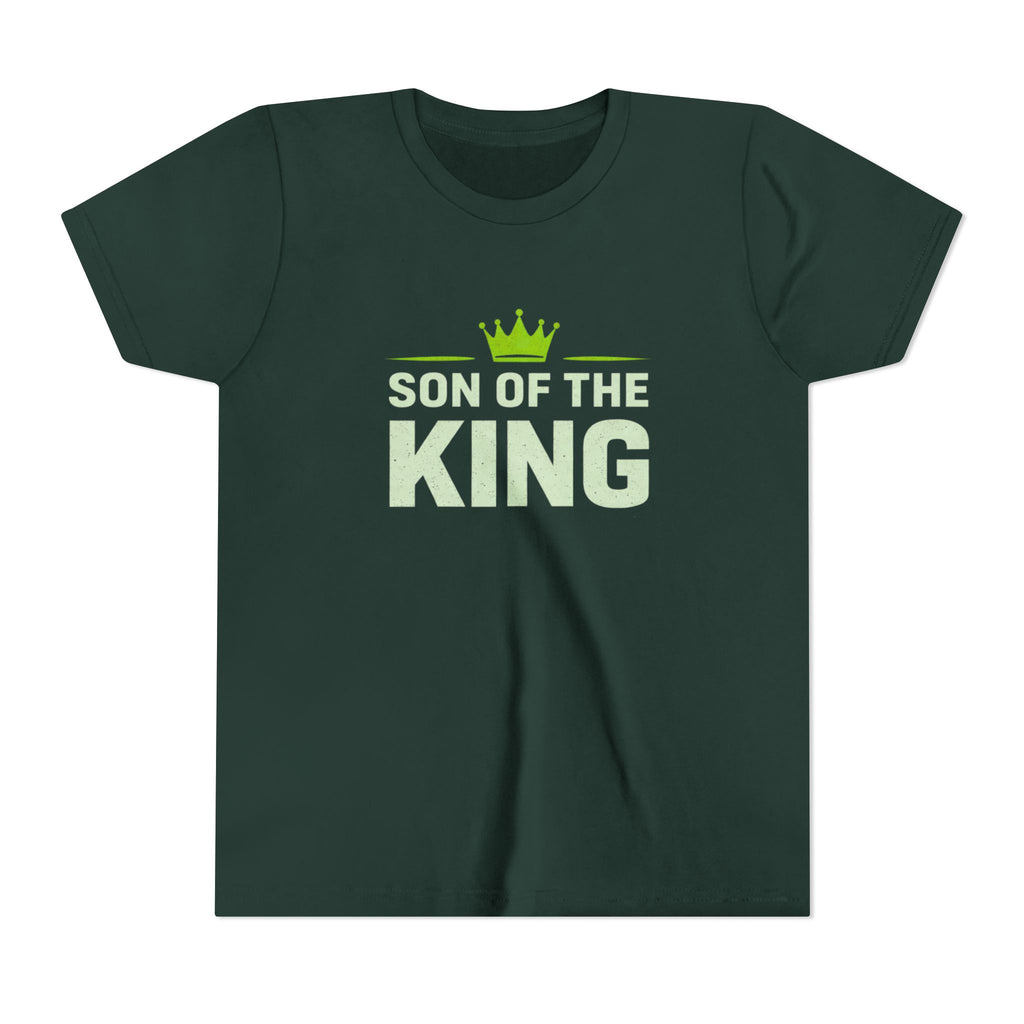 Boys Youth Tee - "Son of the King" Crown Graphic