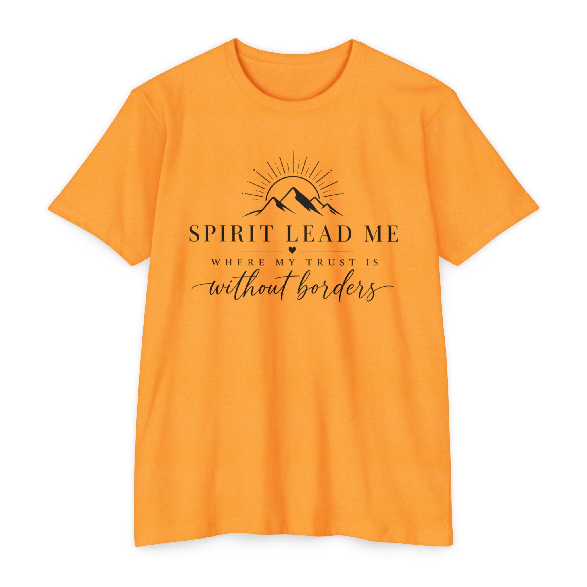 Womens  "Spirit Lead Me" Inspirational Christian Tee