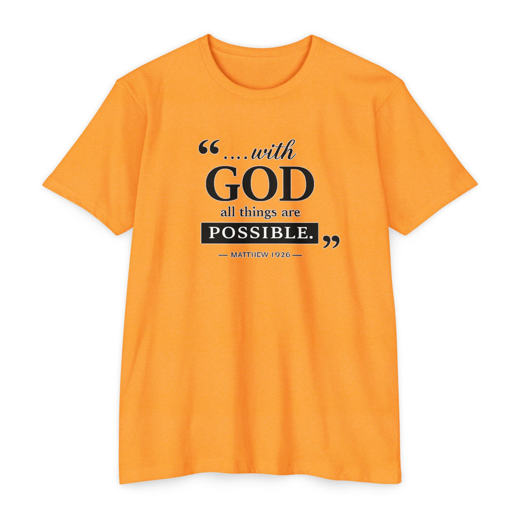 Womens With God All Things Are Possible T-Shirt