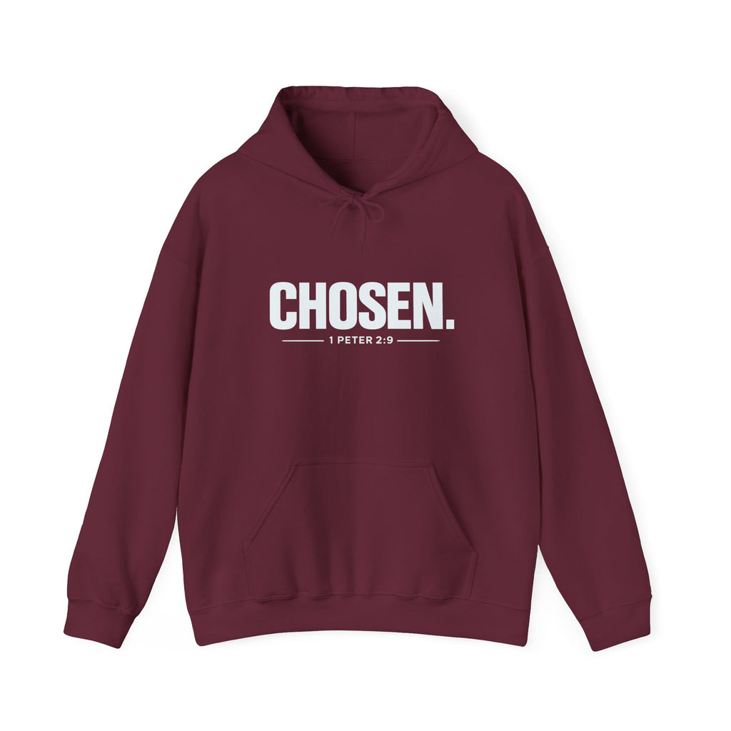 Chosen Hoodie - Christian Faith 1 Peter 2:9 Inspirational Pullover