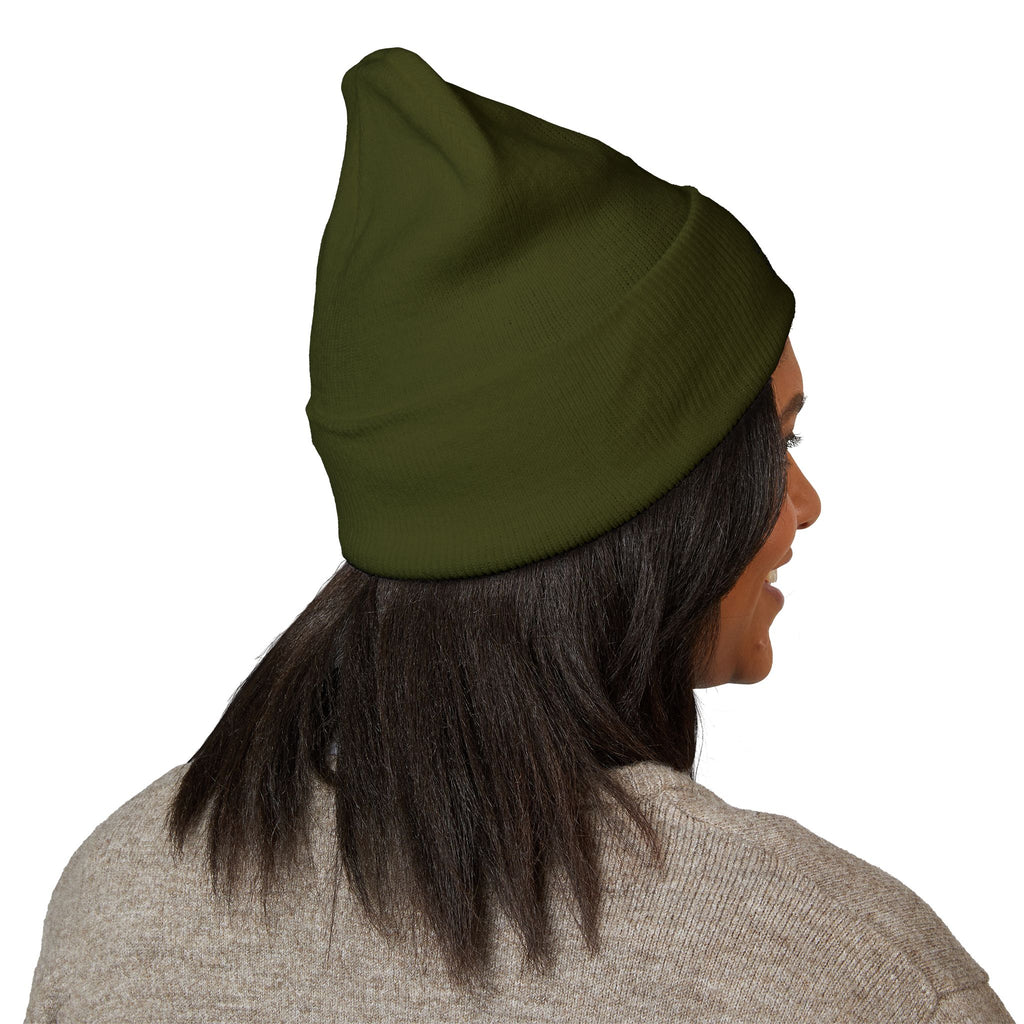 Embroidered 'Jesus Is My Strength' Cuffed Beanie