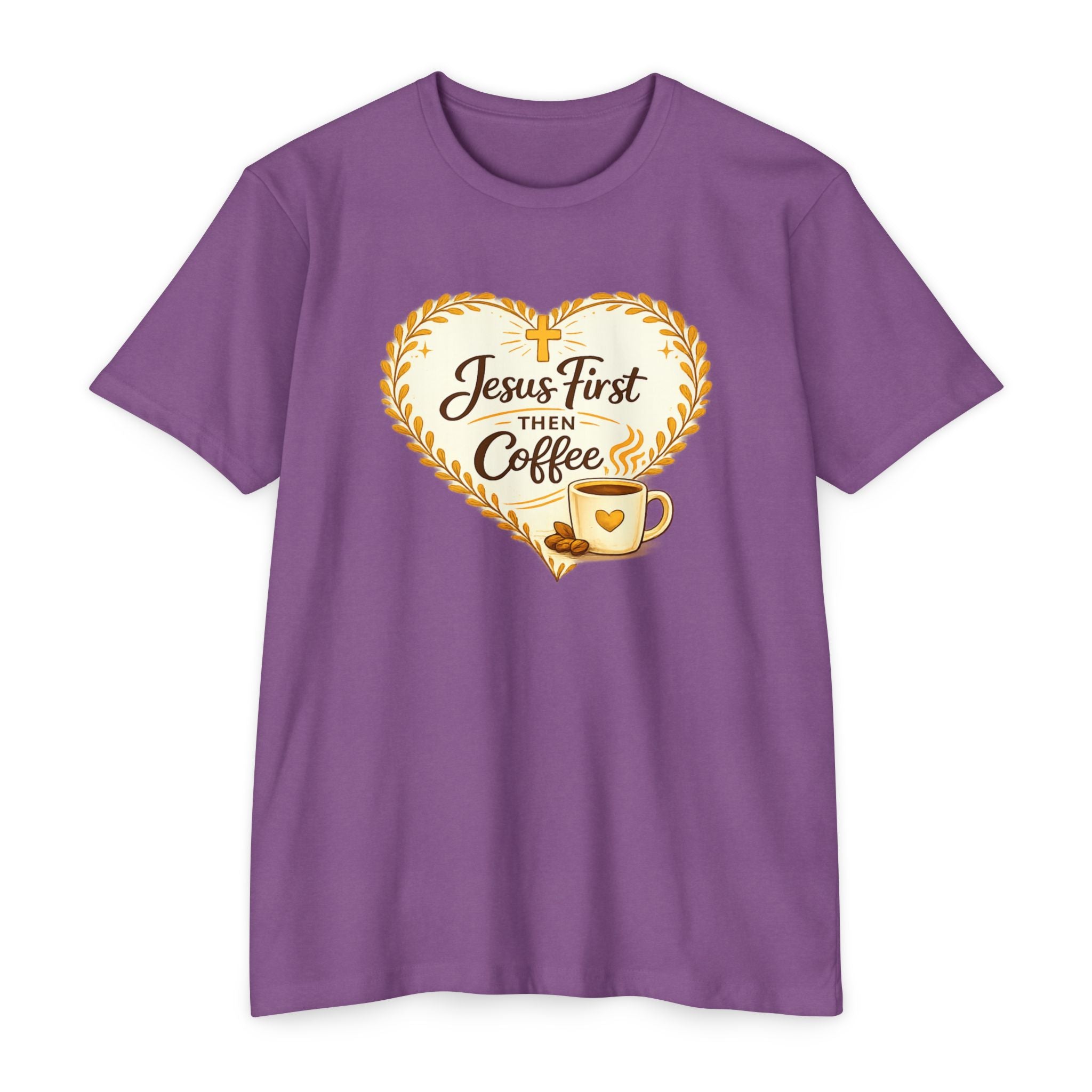 Womens Jesus First Then Coffee T-Shirt