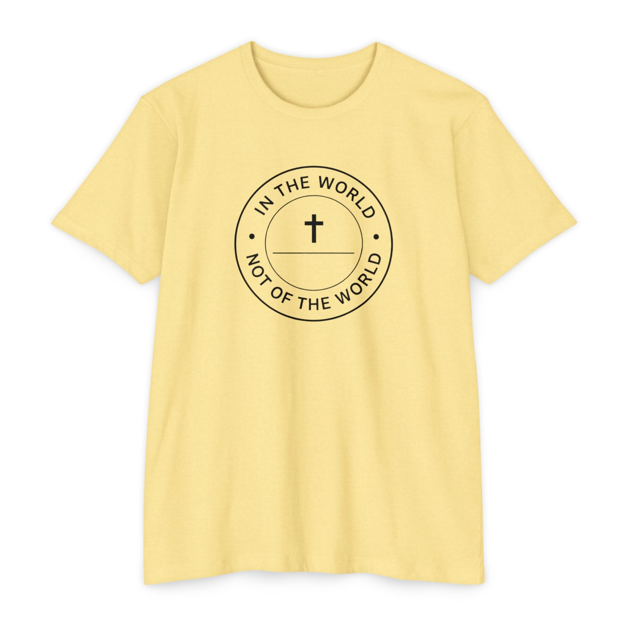 Womens "In The World Not Of The World" Christian T-shirt