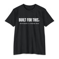 Womens "Built For This: Motherhood is Kingdom work" T-Shirt — Motivational Graphic Tee