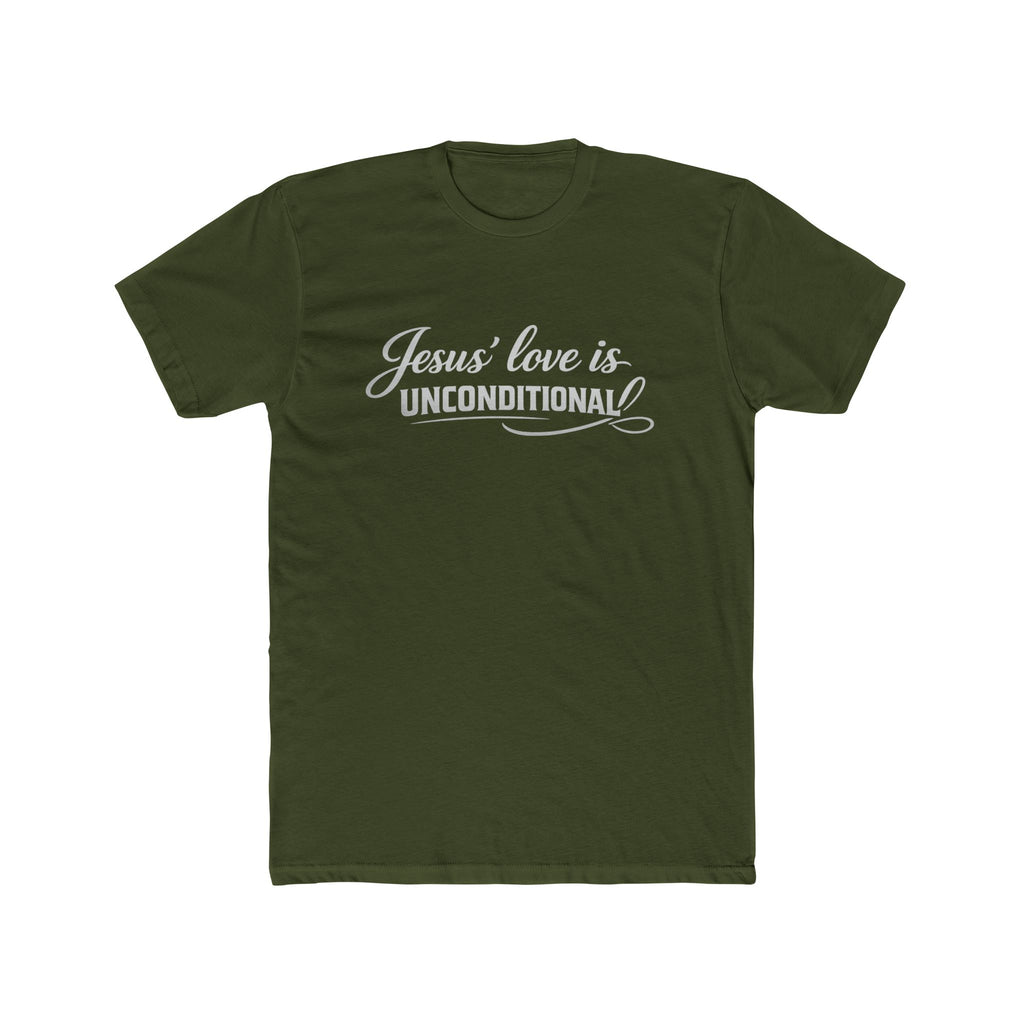 Jesus' Love Is Unconditional tee | Christian faith shirt, scripture design