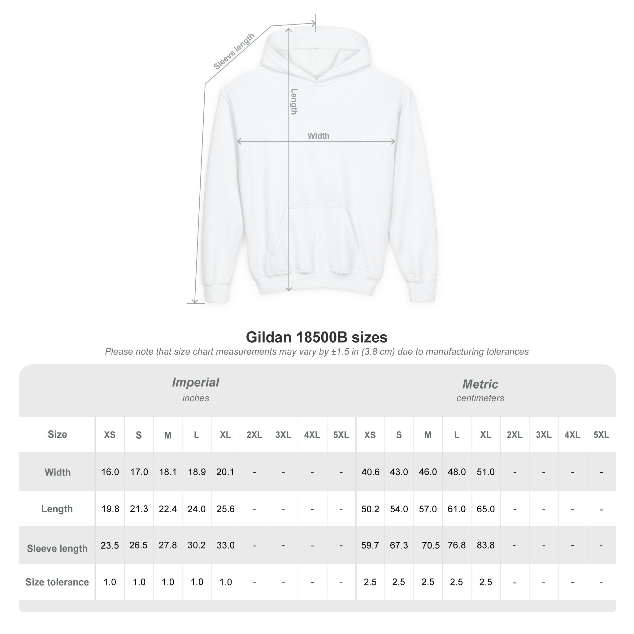 Youth Hoodie — "Trust in the Lord" Christian Compass Sweatshirt (Proverbs 3:5)