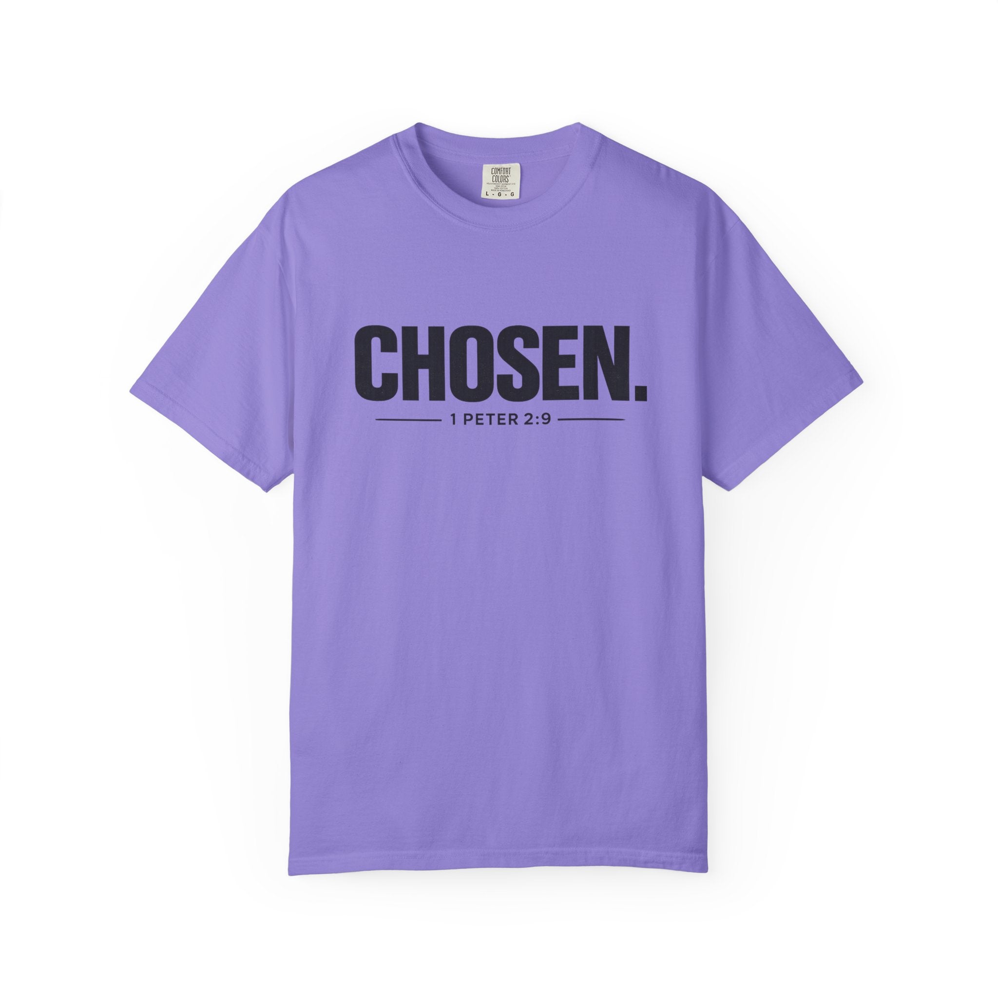 Chosen. T-Shirt — Christian Faith Graphic Tee (1 Peter 2:9)