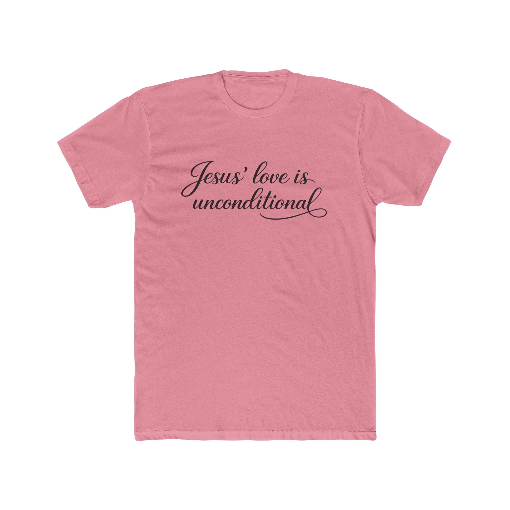 Jesus' Love Is Unconditional T-Shirt | Christian Faith Script Tee