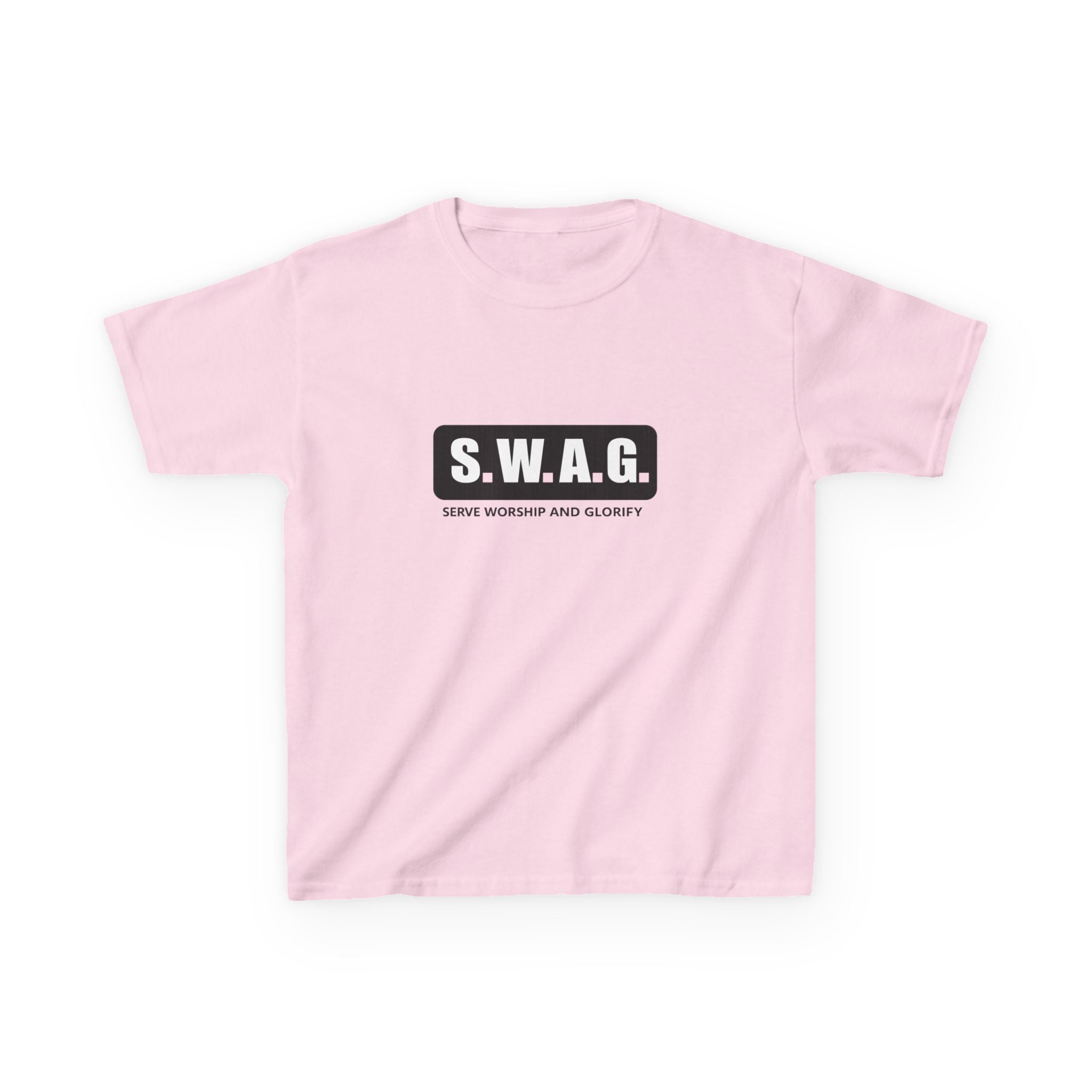 Girls Tee S.W.A.G. (Smile, Work, And Grow) Graphic Shirt