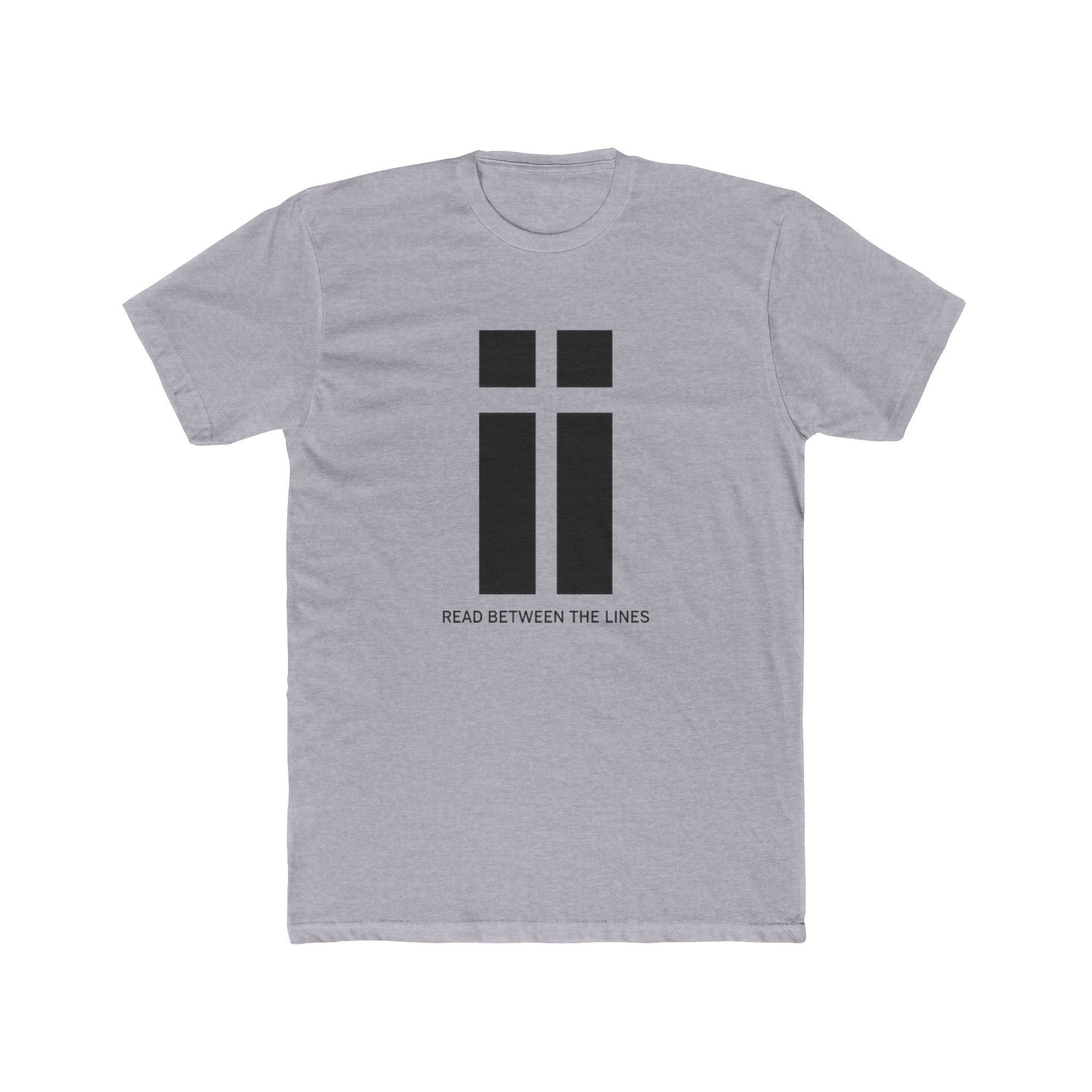 Read Between the Lines T-Shirt | Minimalist Typography Tee
