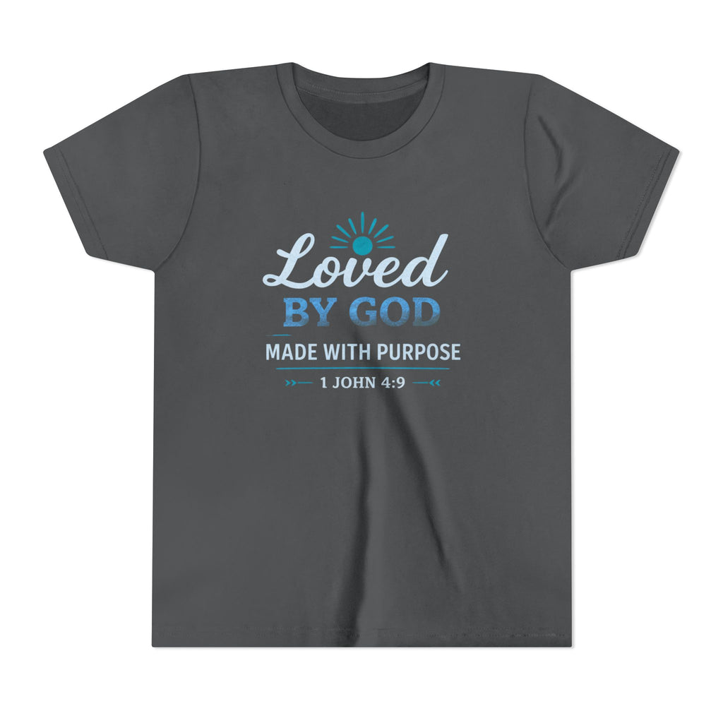 Boys Youth Short Sleeve Tee "Loved By God"