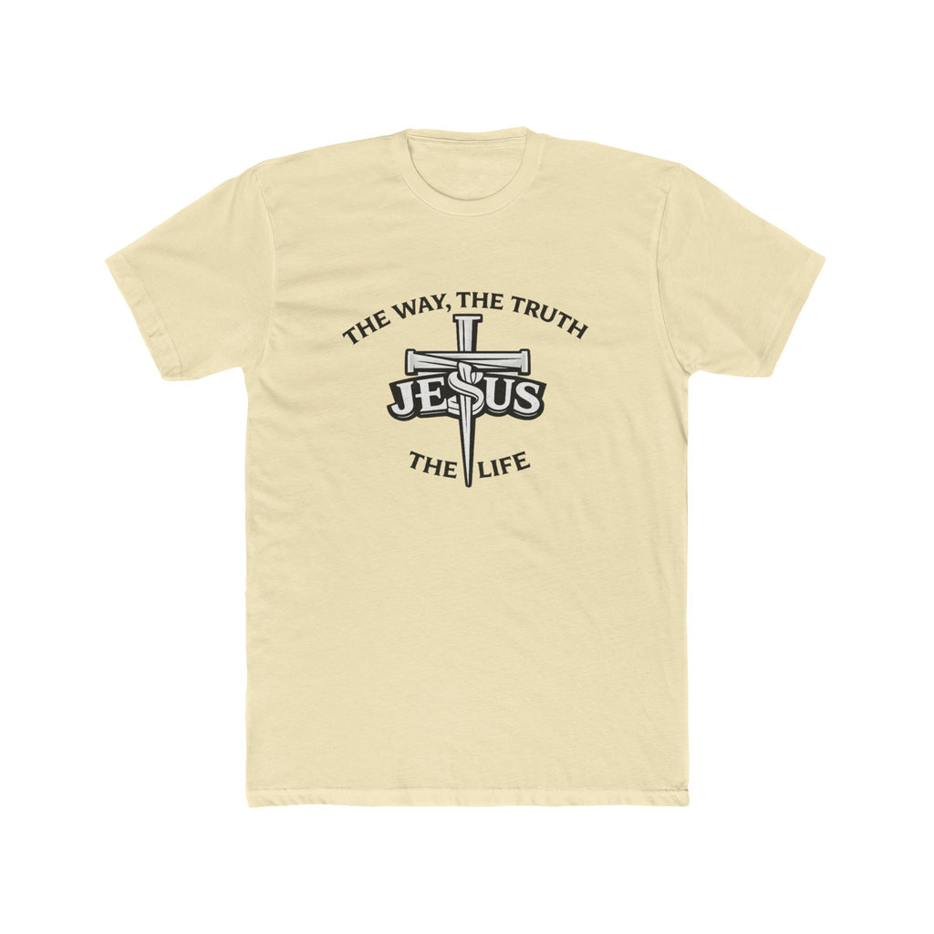 Jesus Cross Circle Tee | The Way The Truth The Life Christian Shirt