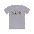 SAINT floral letters T-Shirt | Botanical Typography Tee