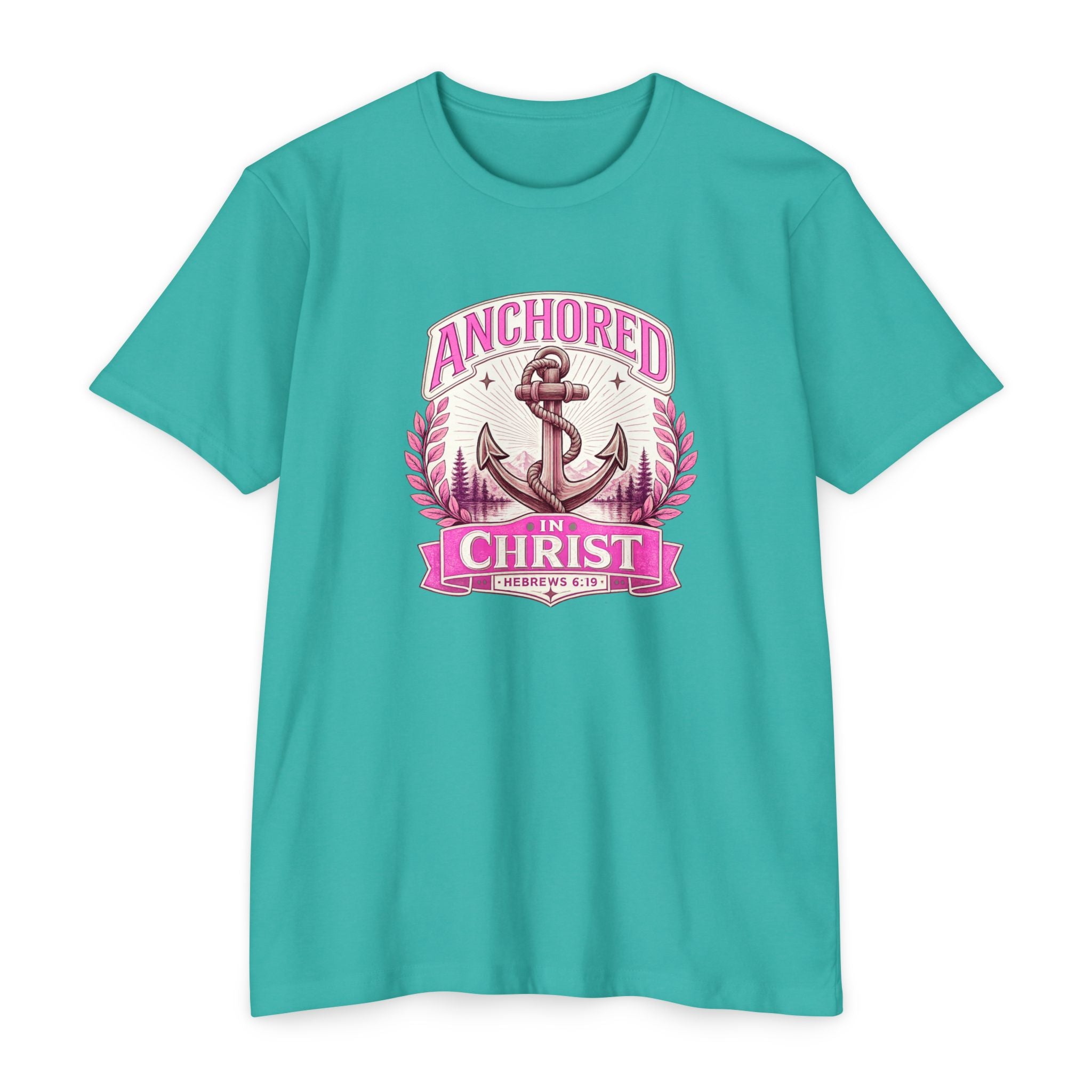 Women Anchored in Christ Anchor Graphic T-shirt