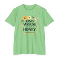 Kind Words Are Like Honey T‑Shirt — Proverbs 16:24 Floral Inspirational Tee