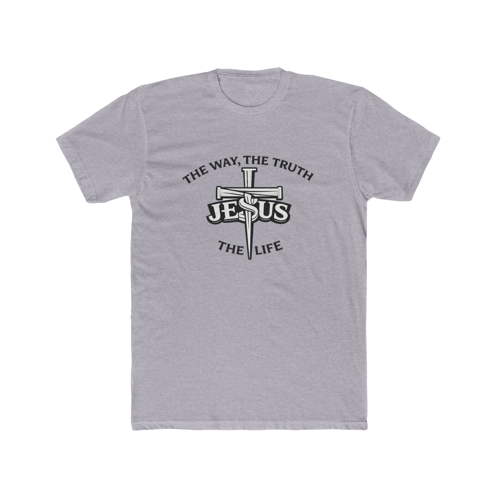Jesus Cross Circle Tee | The Way The Truth The Life Christian Shirt