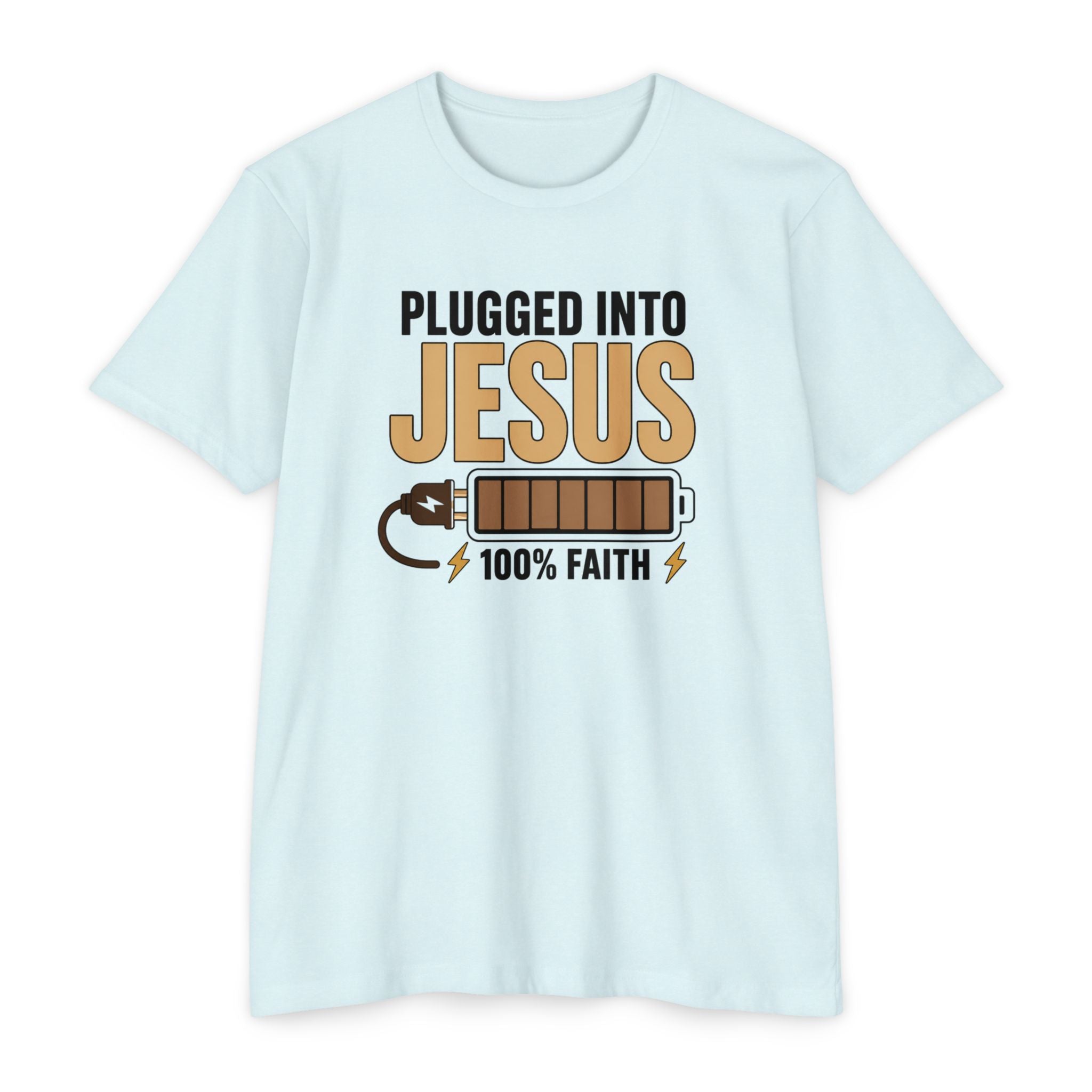 Womens Plugged Into Jesus T-Shirt |
