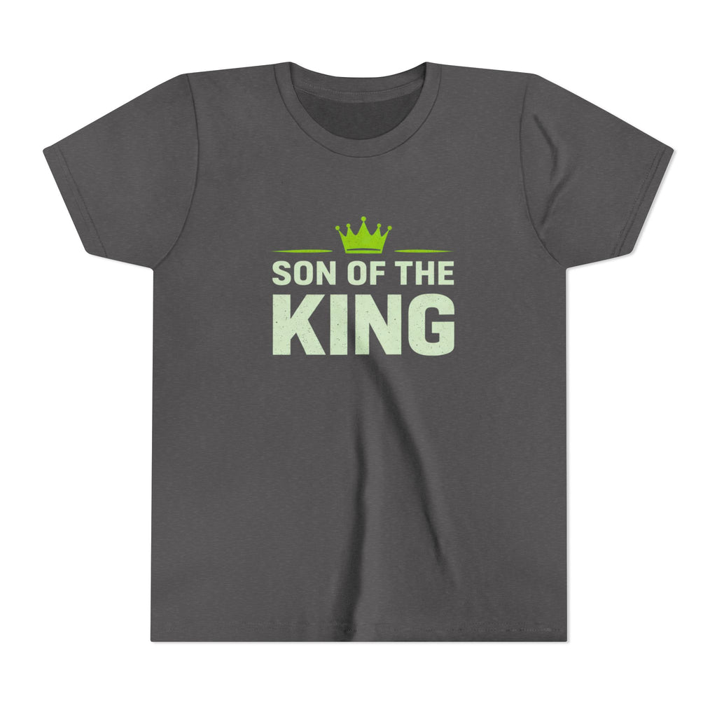 Boys Youth Tee - "Son of the King" Crown Graphic