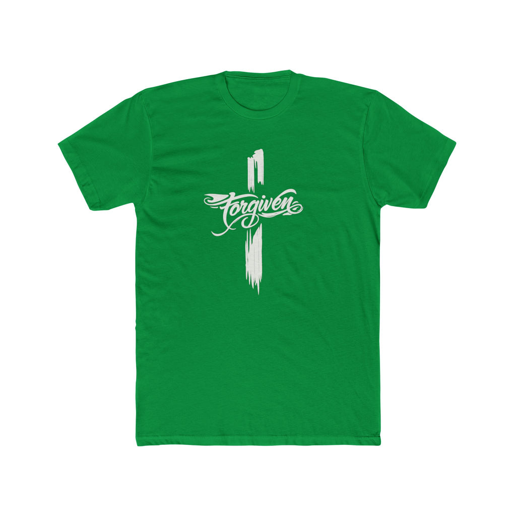 Faith Cross Script T-Shirt | Religious Christian Tee